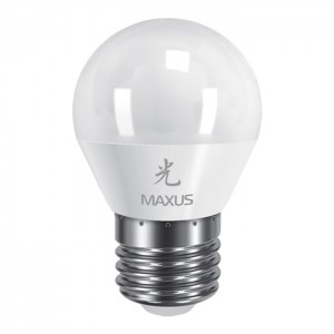 Светодиодная лампа Maxus LED-441 G45 F 5W 3000K 220V E27 AP